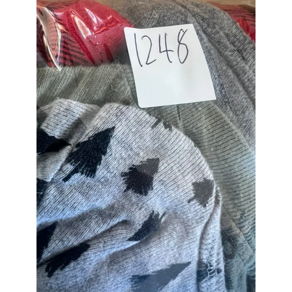 Carters Baby Boys Long Sleeve‎ Bodysuit Shirt Lot 7pc Plaid Stripe Tree 6-9M